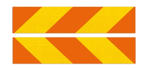 TABLICA ODBLASK NA POJAZDY CIĘŻKIE RF 2 SZTUKI P/L