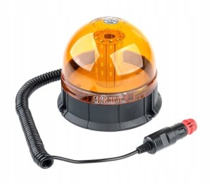 LAMPA LED NA MAGNES OSTRZEGAWCZA KOGUT 12-24V BUS